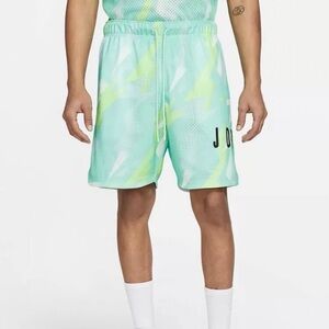 Nike Jordan Jumpman Air Printed Mesh Shorts Sunset Pulse size L